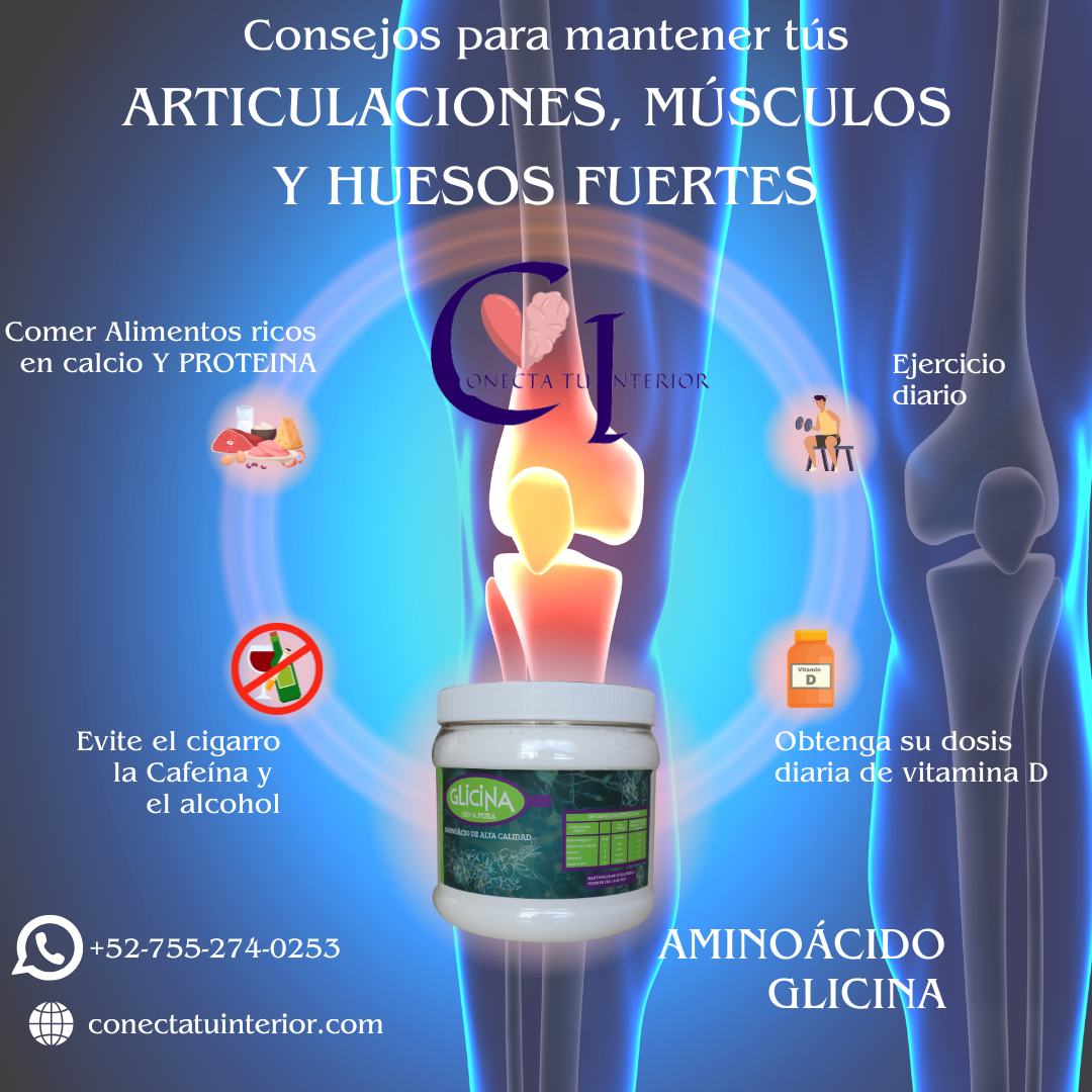 Aminoácido glicina, dura hasta 60 días (180 porciones)