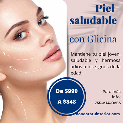 Glicina 100% pura, (135 porciones)