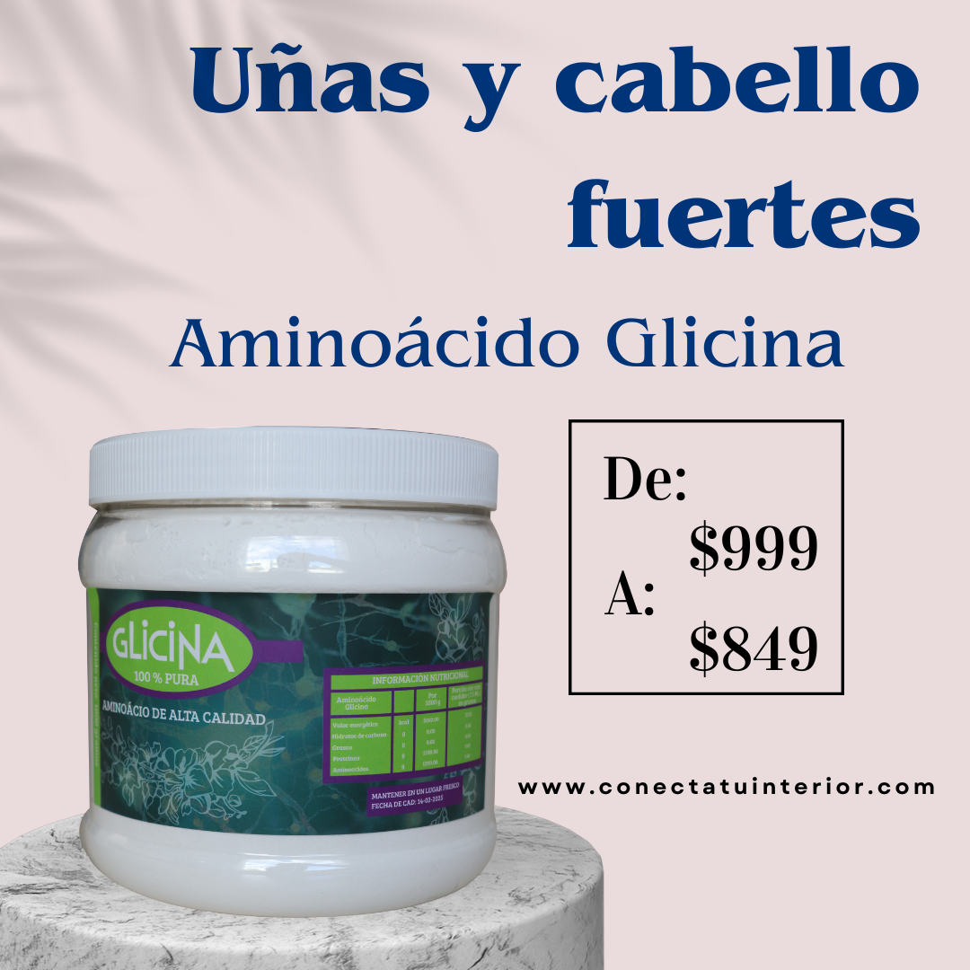 Glicina 100% pura, (135 porciones)