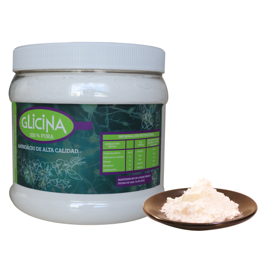 1KG de Glicina 100% pura, ¡Aminoácido de la mas alta calidad!